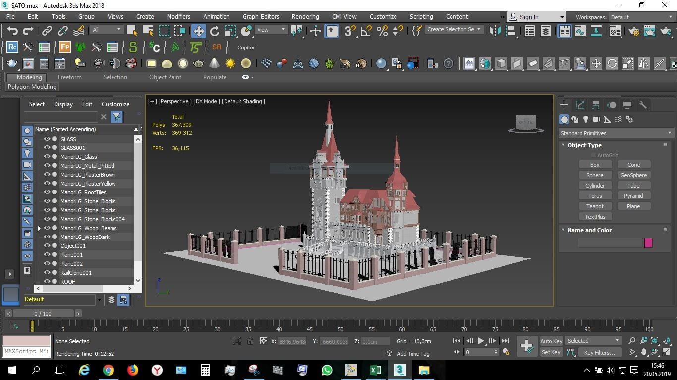 Castle 3D Model