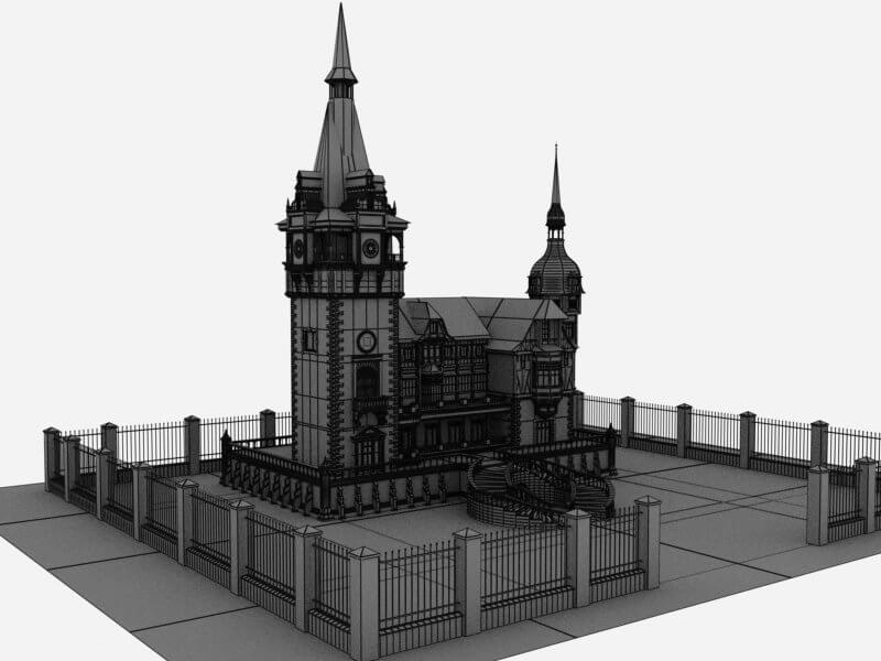 Castle 3D Model