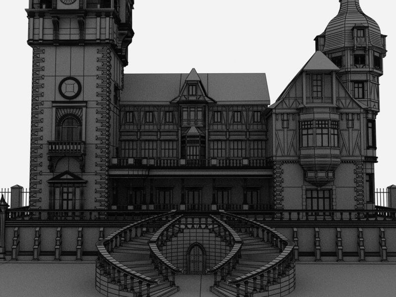 Castle 3D Model