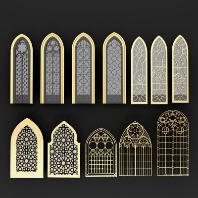 Arabic Windows 3D Model