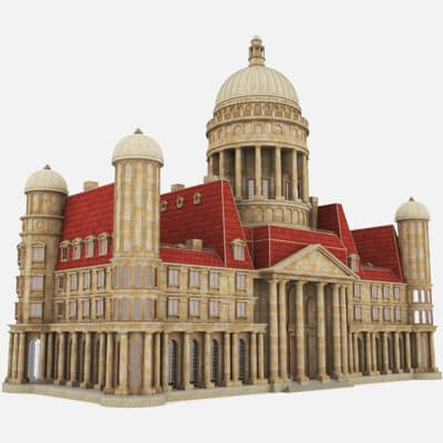 Historic Building 3D Model