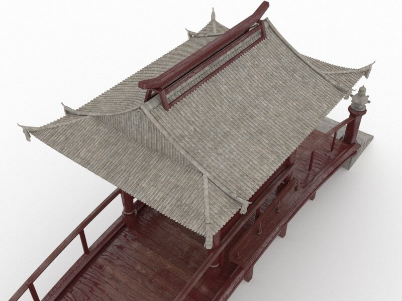 Japon Bridge 3D Model