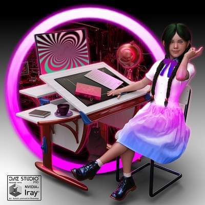 Nabis School Desk Daz Content