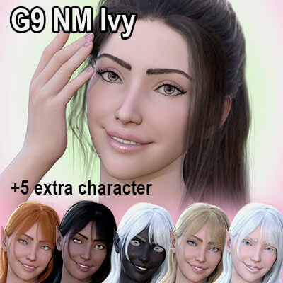 NM Ivy for Genesis 9 Daz Content