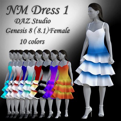 NM Dress 1 Daz Content