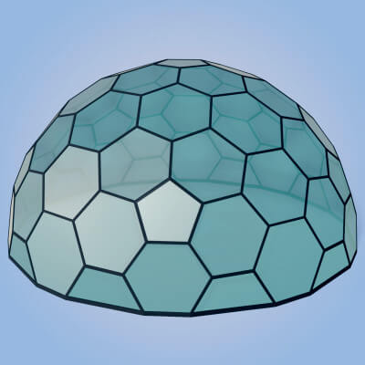 Geodesic Dome 3D Model