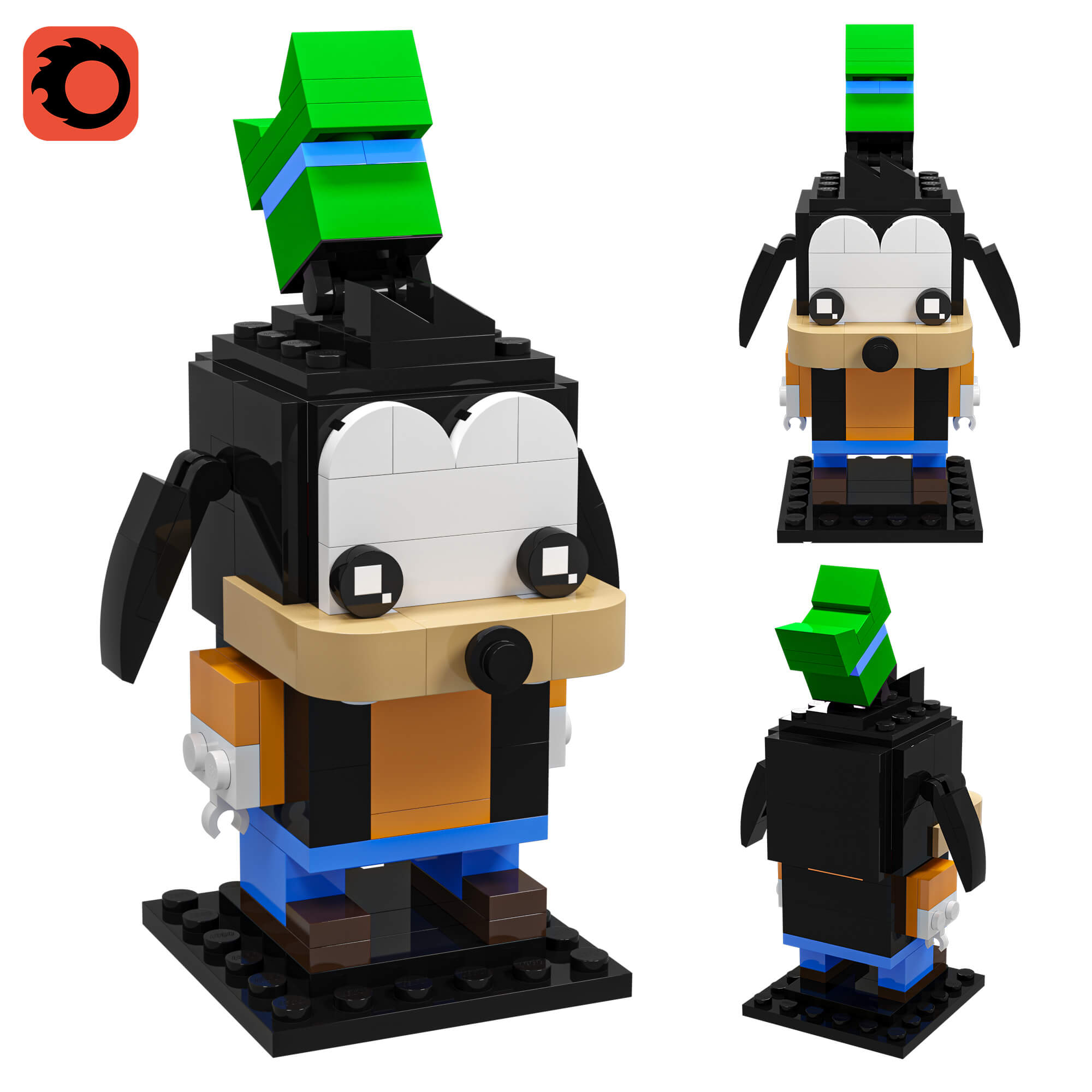 Lego Goofy toys 3D Model