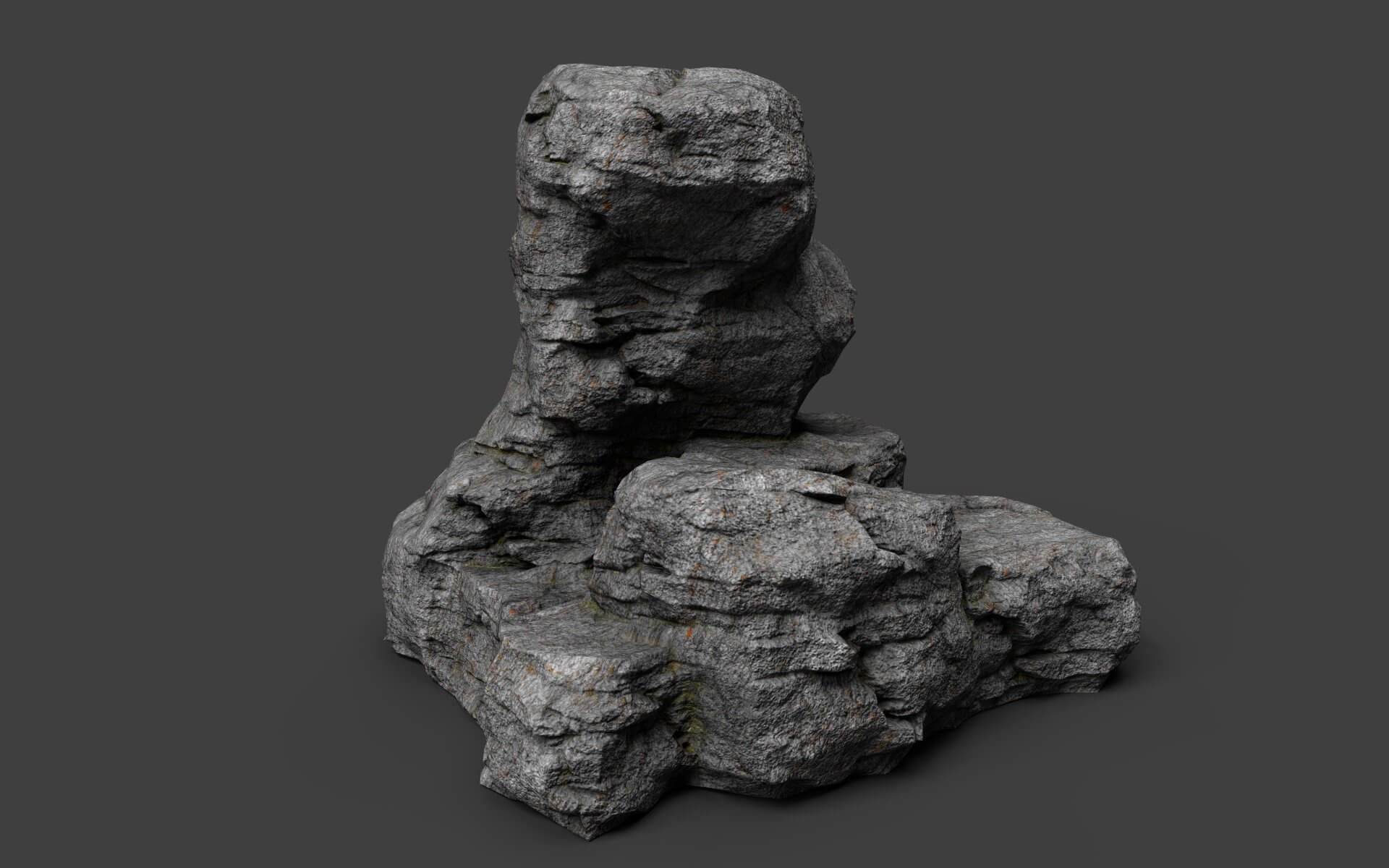 Cliff Rock 4-2 3D Model