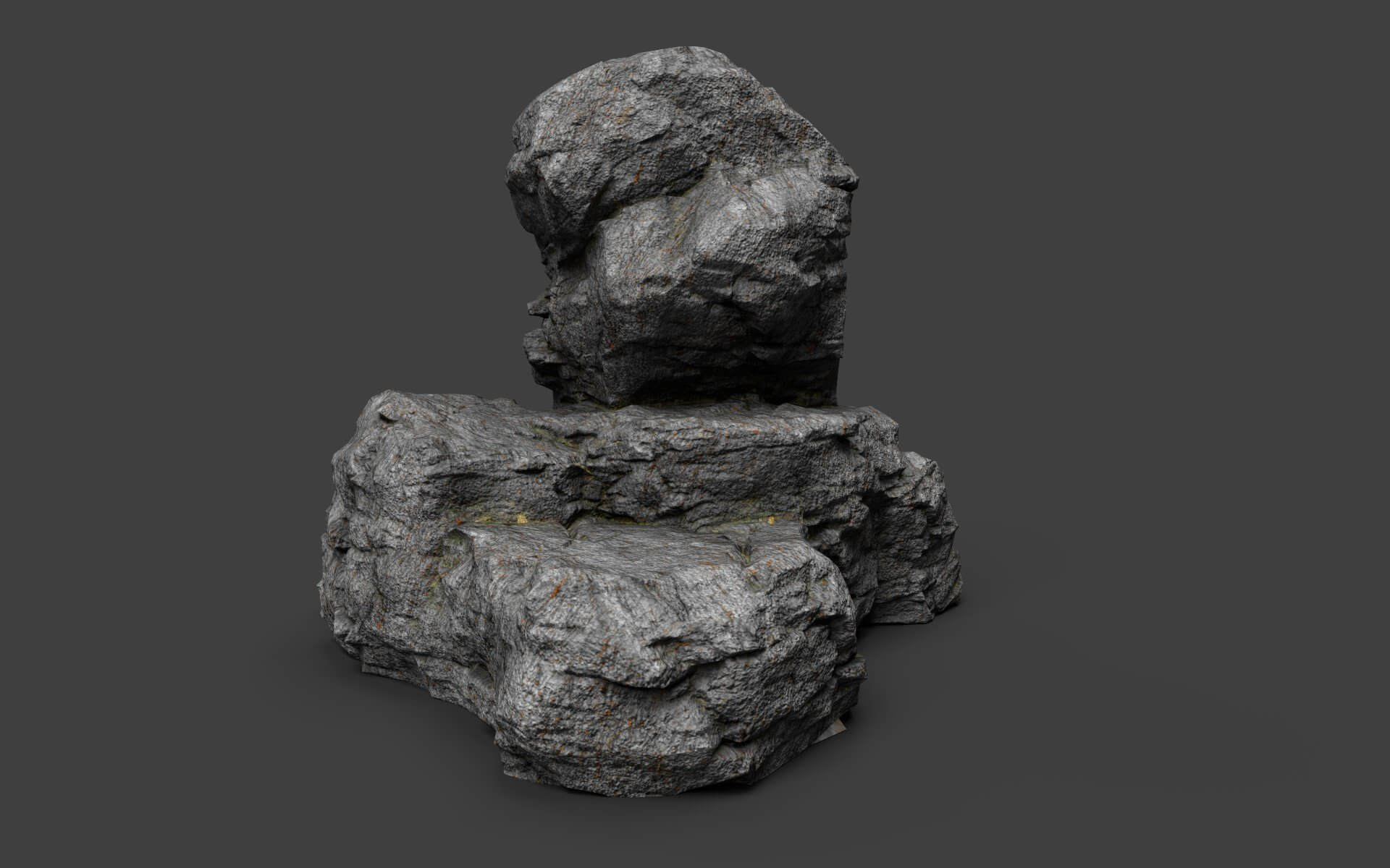 Cliff Rock 4-2 3D Model