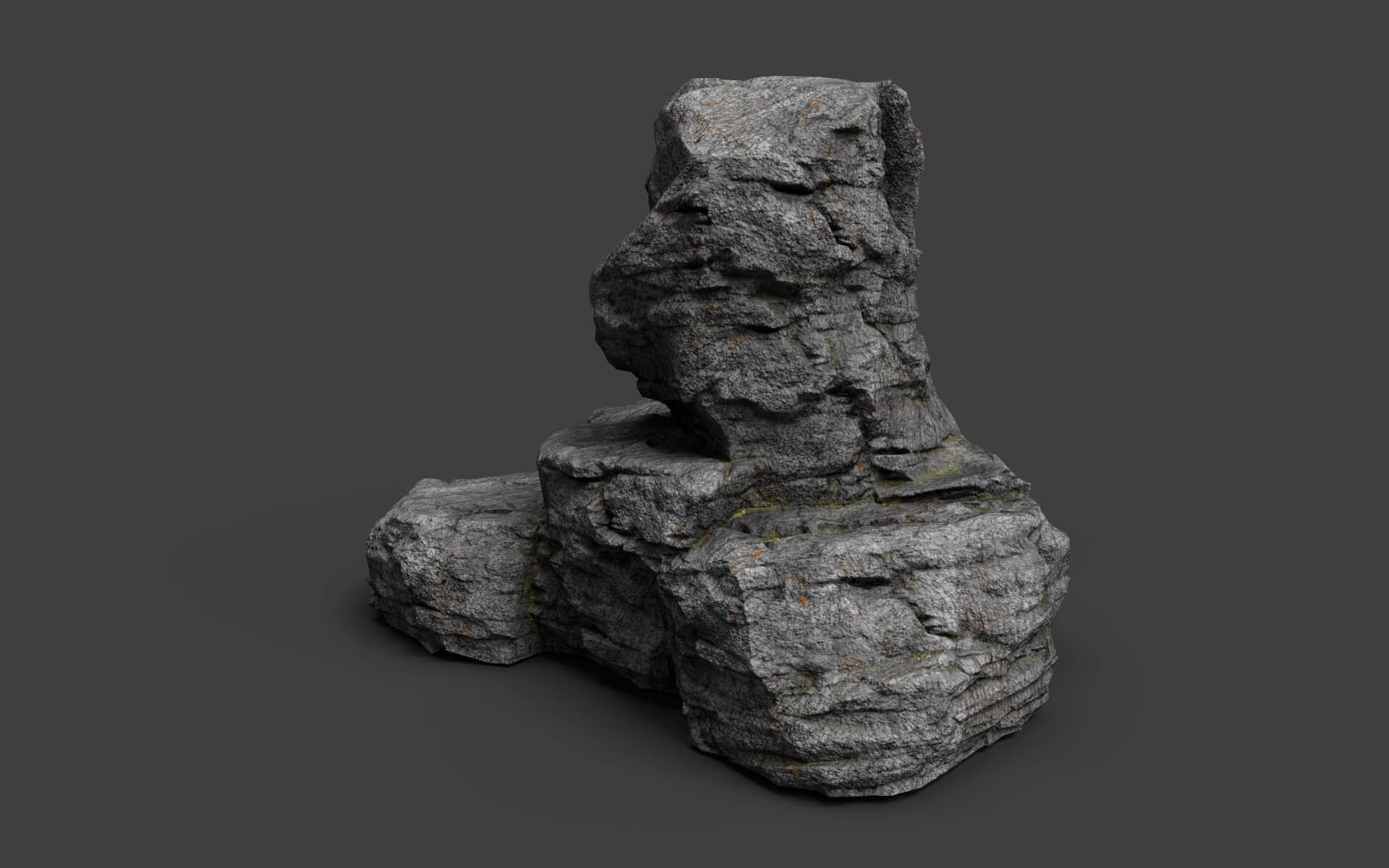 Cliff Rock 4-2 3D Model