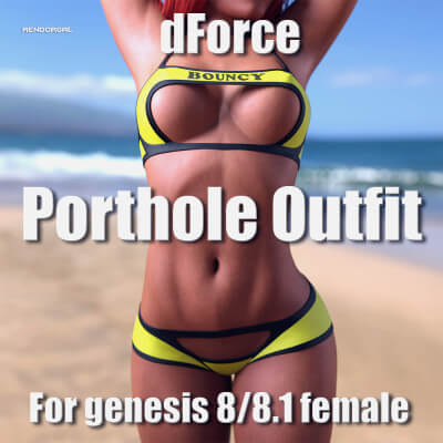 dForce Porthole Outfit for Genesis 8 Female