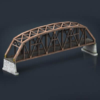 Road Bridge 3D Model