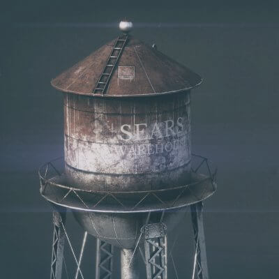 Water Tower 3D Model