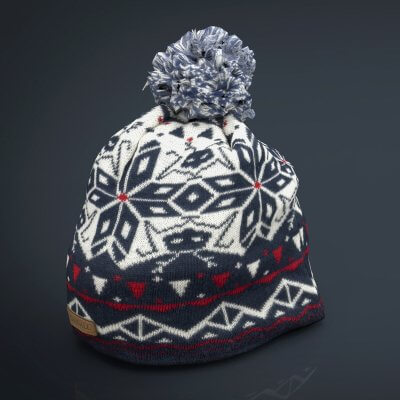 Winter Hat 3 3D Model