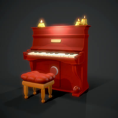 Stylized Piano