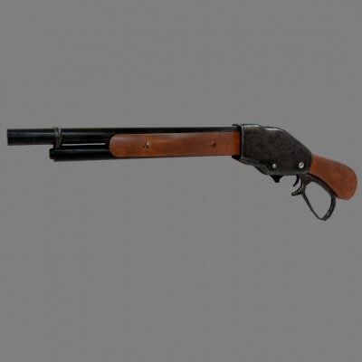 Winchester 1887 3D Model