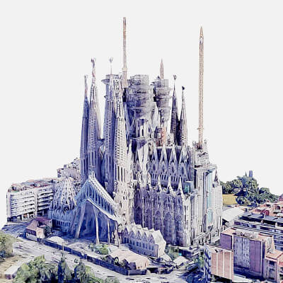 Sagrada Familia 3D Model