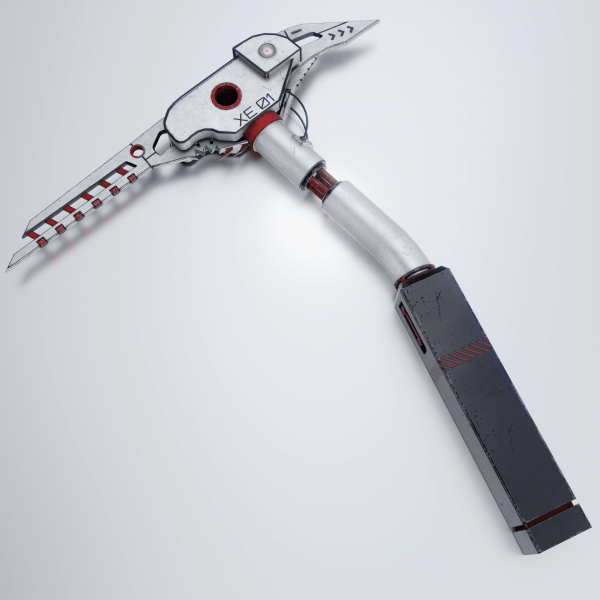 Sci-fi pickaxe