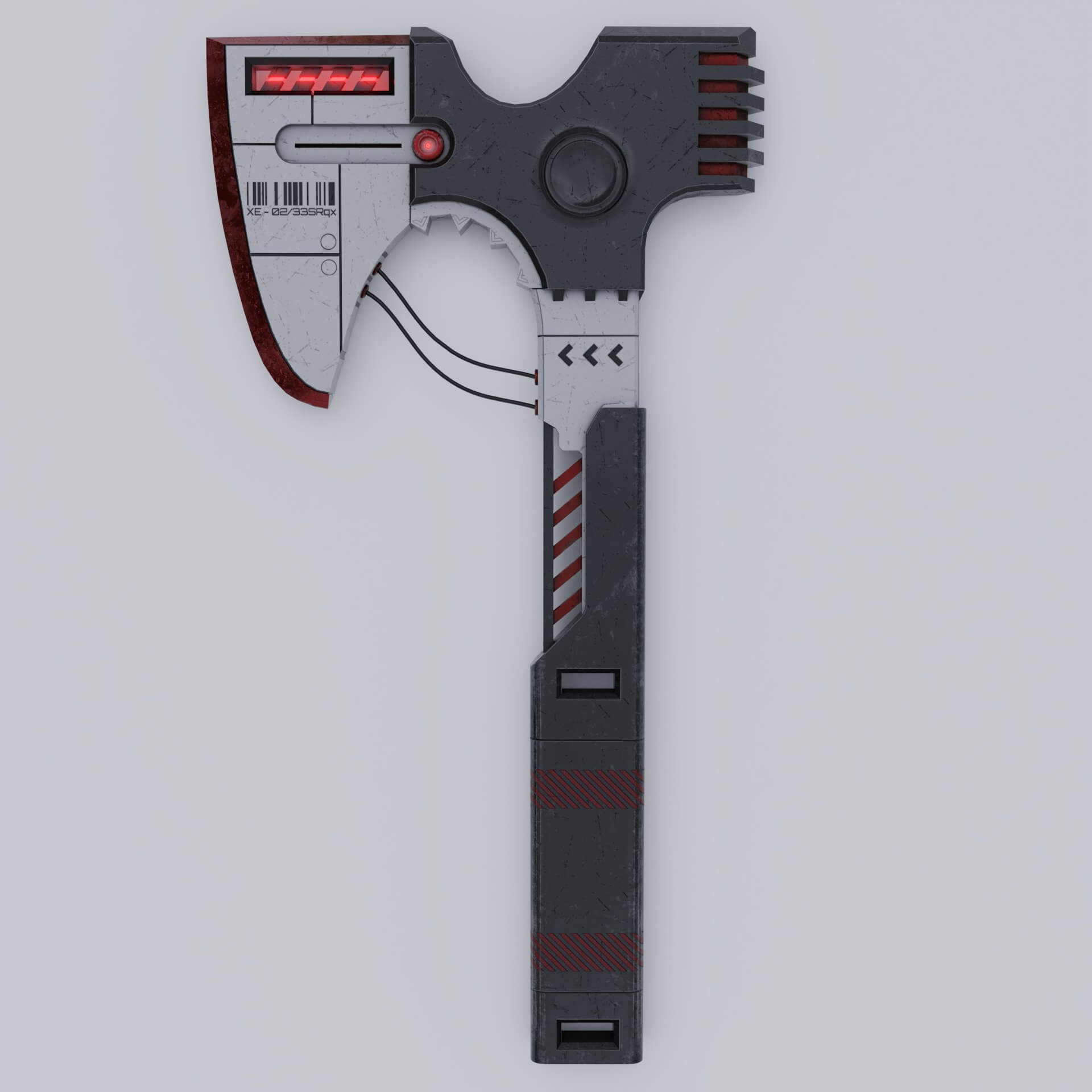 Sci-fi Axe 3D Model