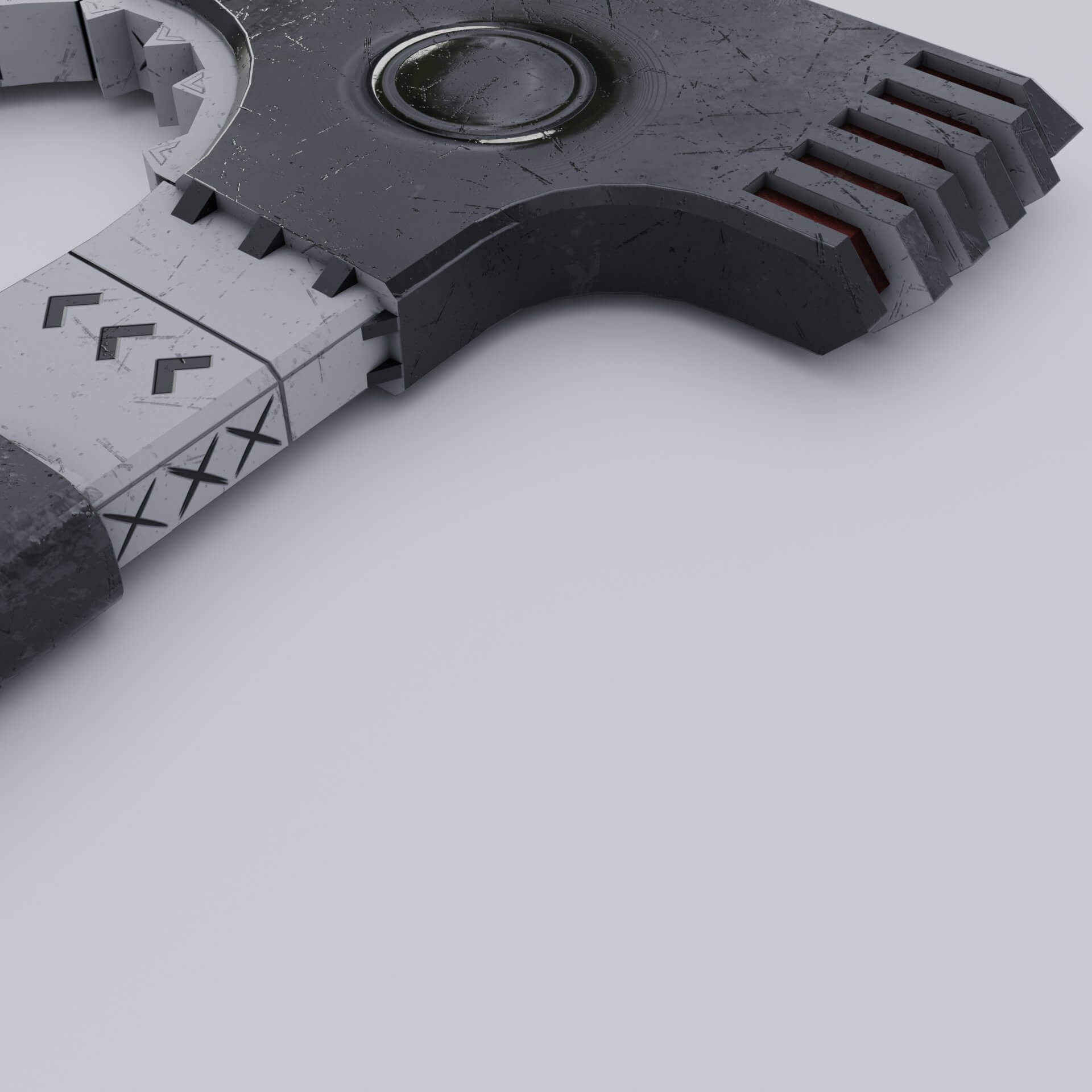 Sci-fi Axe 3D Model