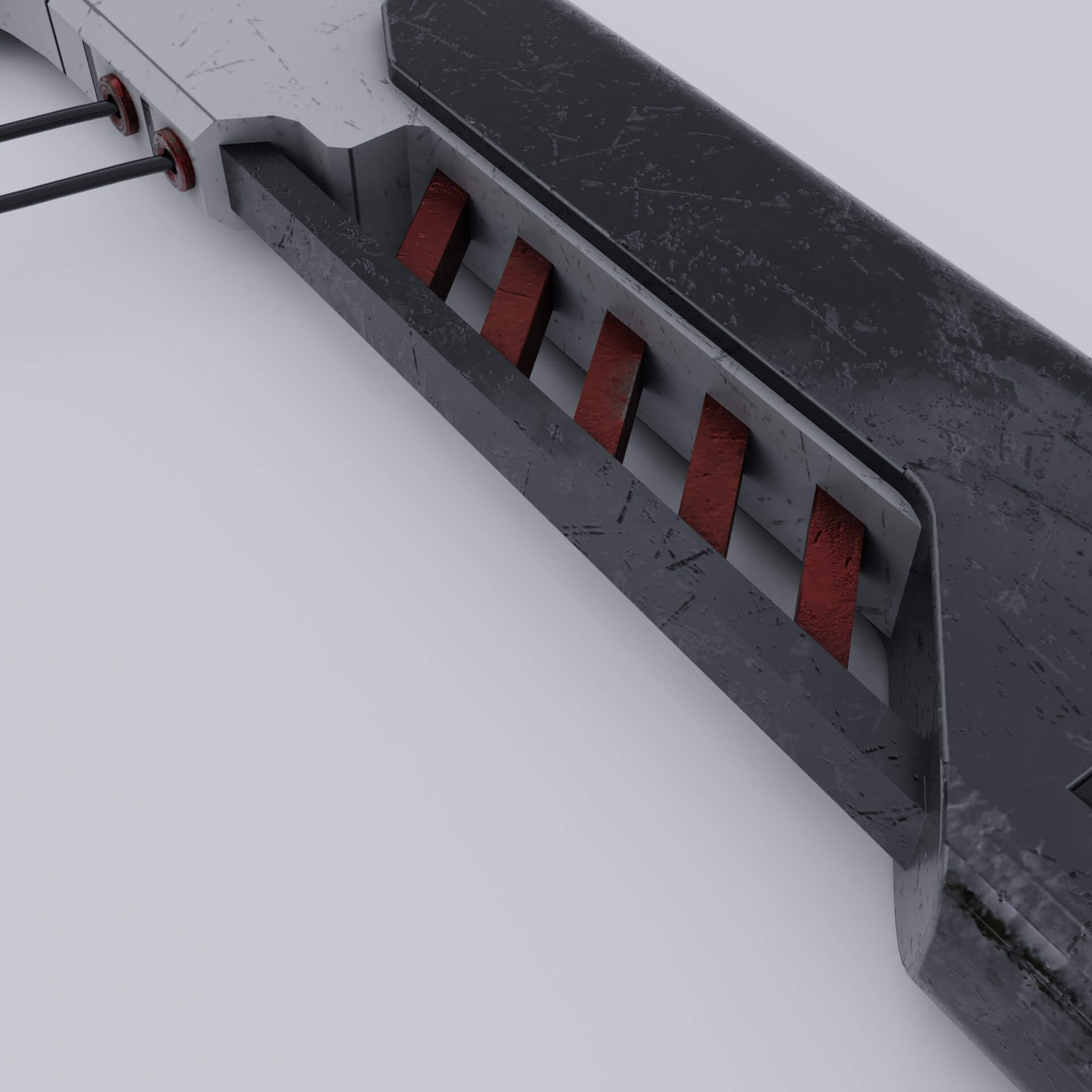 Sci-fi Axe 3D Model