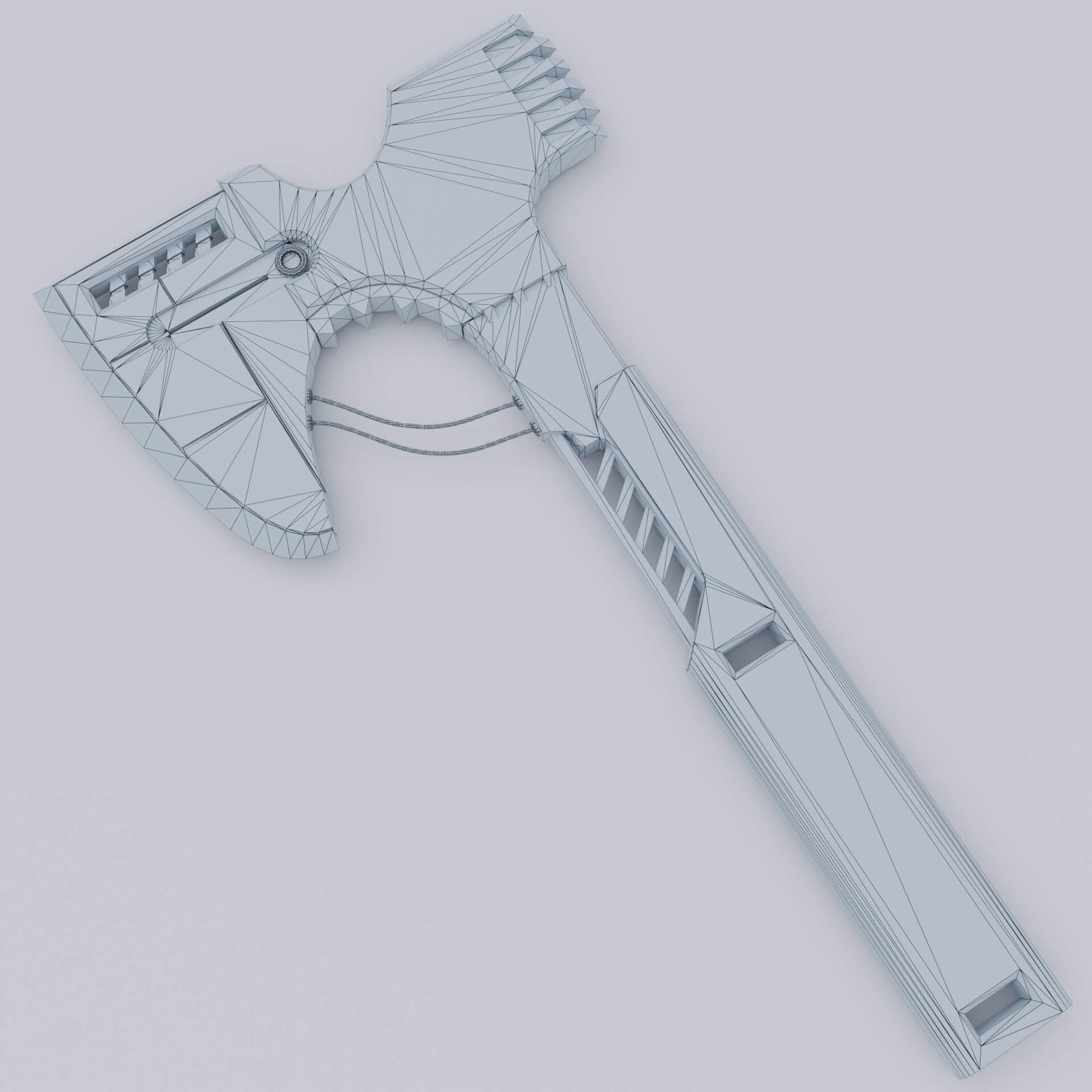 Sci-fi Axe 3D Model