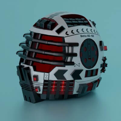 Sci-fi Helmet