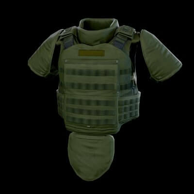 Heavy Armor Vest 3D Model