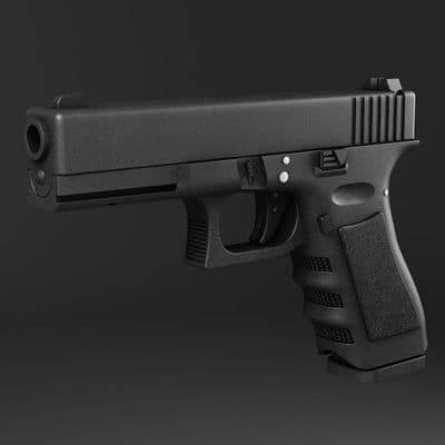 Glock 17 Pistol 3D Model