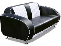 Retro High Back Retro Sofa - Click on image for more details