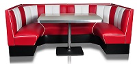 Hollywood Diner Booth Combination Set 5