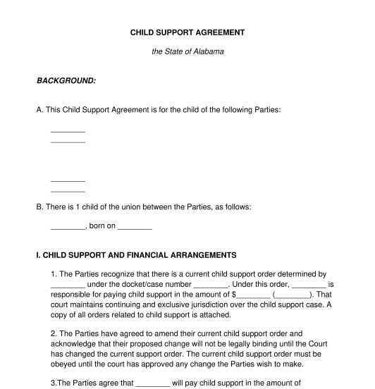 Amendment To Written Agreement Template