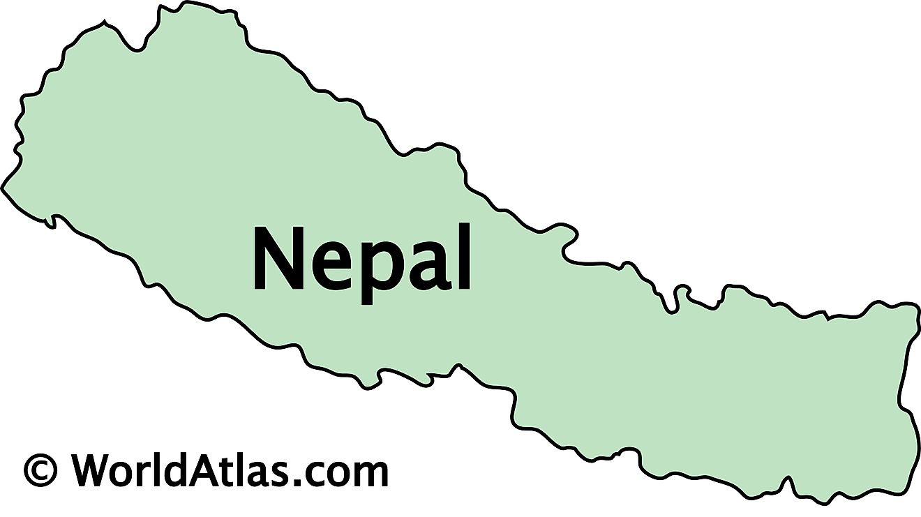 Printable Map Of Nepal