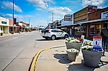 The Lincoln Highway in Ogallala, Nebraska. Editorial credit: Sandra Foyt / Shutterstock.com.