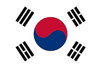 bandera de corea del sur