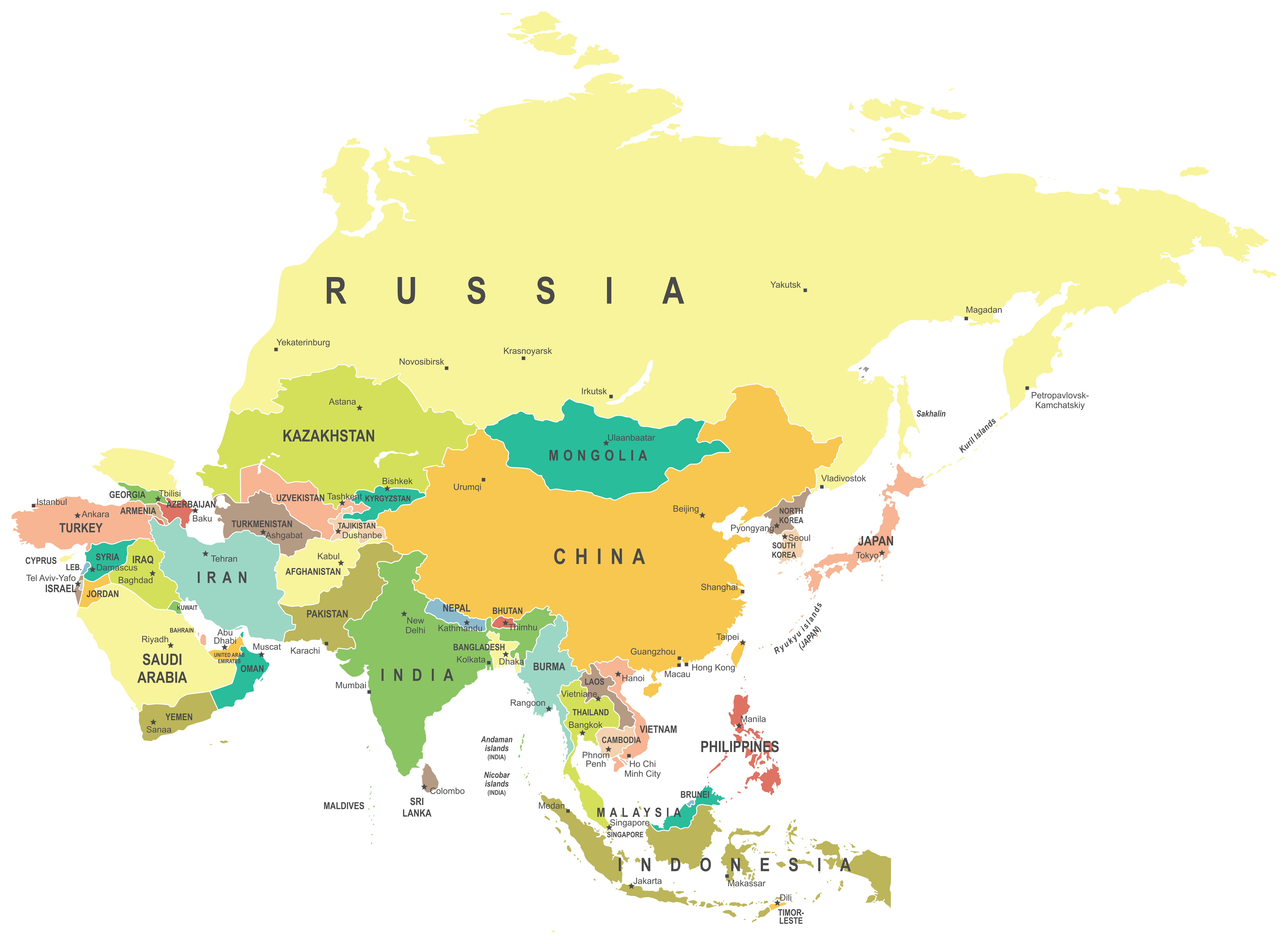 Asia Map