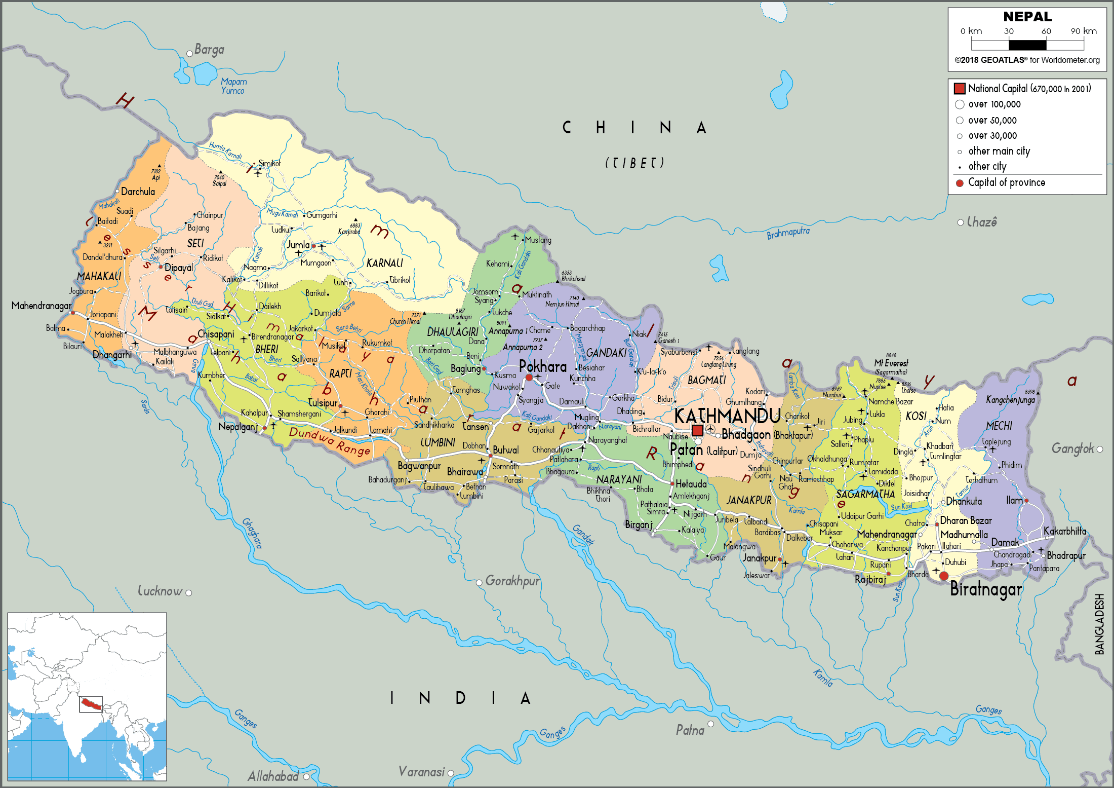 Nepali Map