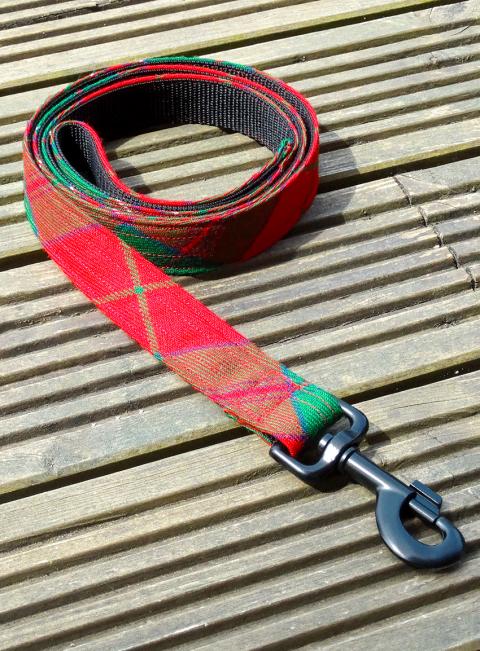 Welsh Tartan Dog Lead