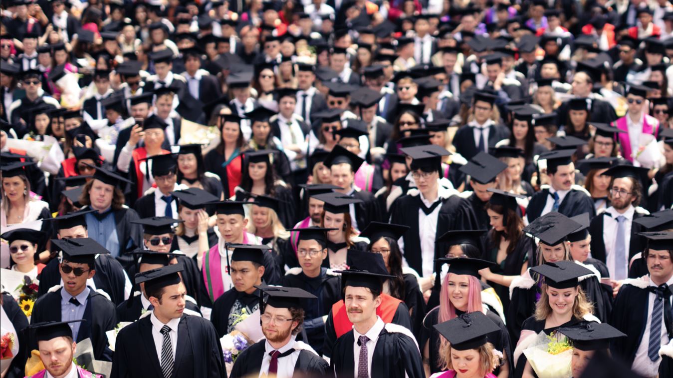 Group of new graduates