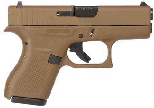 Glock G42 Pistol 380 ACP 3.25" Barrel 6Rd Flat Dark Earth Finish