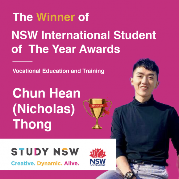 Congrats to the winner – Nicolas Thong