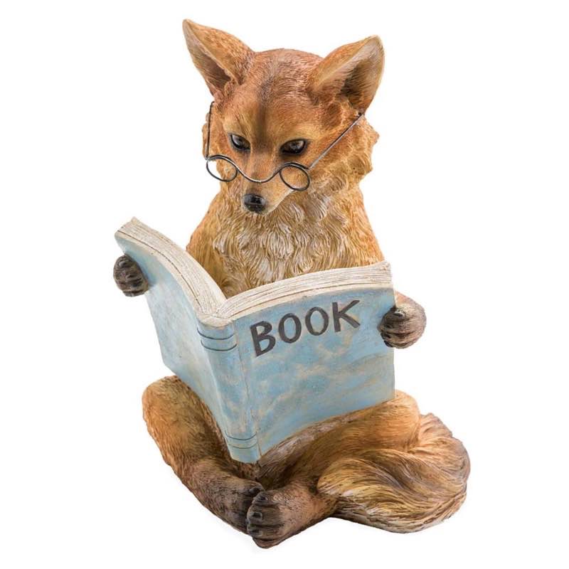 Reading Fox Statue