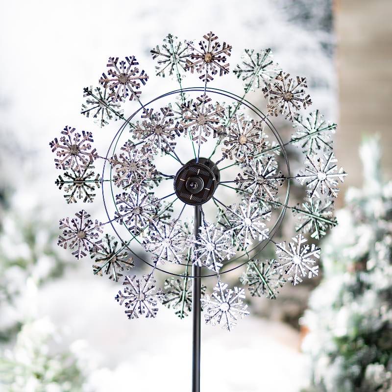 Solar Snowflake Spinner