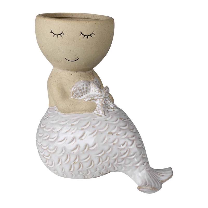 Sitting Mermaid Cachepot