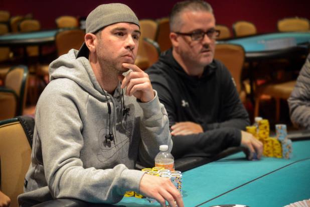 Article image for: MICHAEL HUBBARD LEADS 54 PLAYERS ENTERING DAY 2 OF THE HARVEYS LAKE TAHOE MAIN EVENT