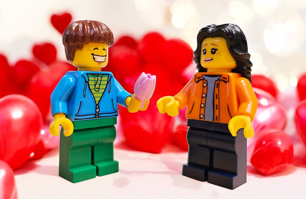 LEGO Valentine minifigures