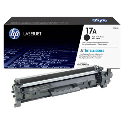 HP CF217A, 17A Genuine Toner Cartridge