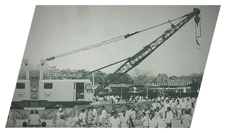 Launched 1st Excavator under Tata name