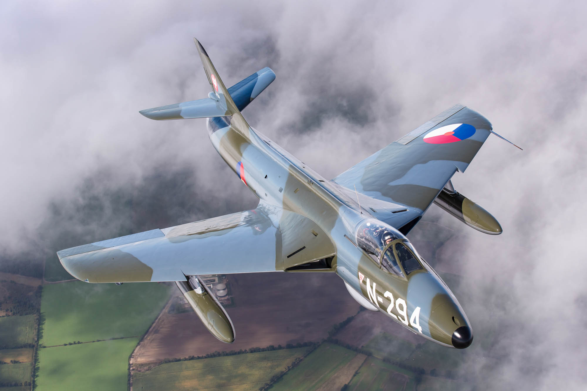 Hawker Hunter F.6A Air to Air