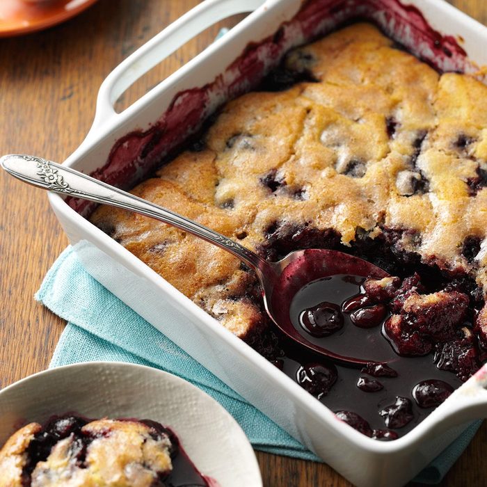 Almond Cherry Cobbler